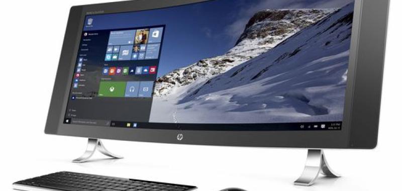 HP ENVY Curved All-in-One_left facing